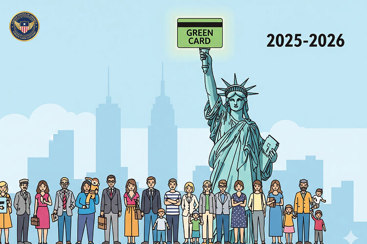 Student checking Green Card Lottery eligibility requirements
