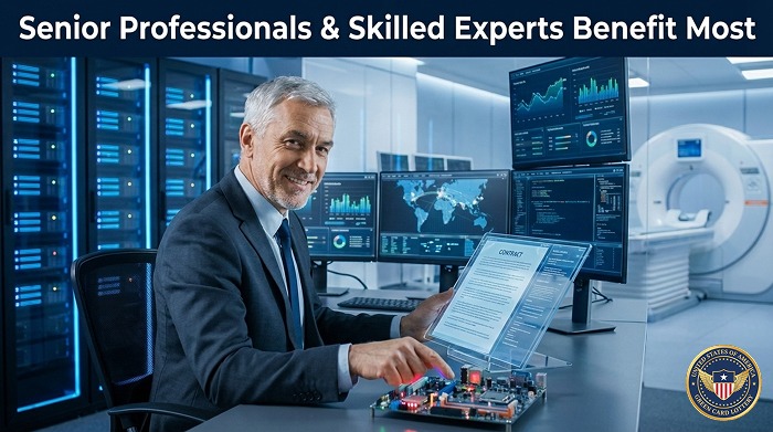 Who Benefits From the New Rules
The h1b visa new rules clearly favor: